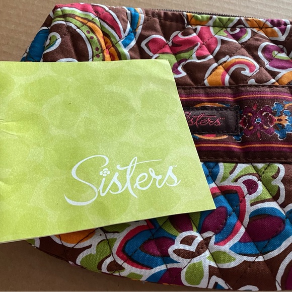Longaberger “Sisters” Make up pouch - Picture 5 of 5